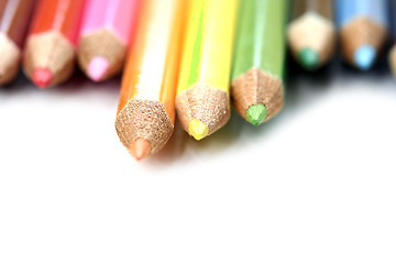 Image showing Close-up pencil.