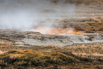 Image showing Icelandic nature with geothermal activity