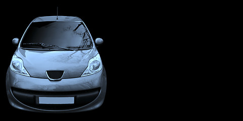 Image showing Car isolated on black