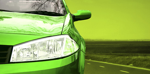 Image showing Car on the highway