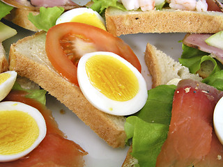 Image showing Sandwiches