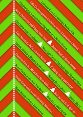 Image showing christmas background with green and red stripes