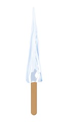 Image showing icicle on wooden stick