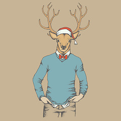 Image showing Deer vector illustration