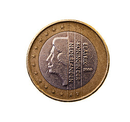 Image showing coin worth one euro