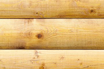 Image showing part of a wall made  wood