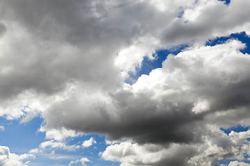 Image showing cumulus clouds in the sky