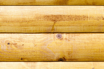 Image showing part of a wall made  wood