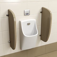 Image showing Urinal with sensor