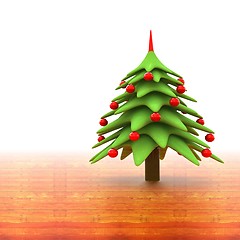 Image showing Christmas background. 3d illustration