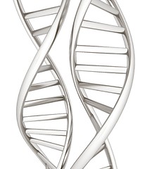 Image showing DNA structure model. 3d illustration