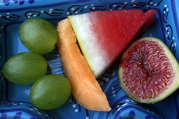 Image showing Fruit plate