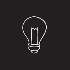 Image showing Lightbulb sketch icon.
