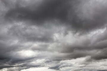 Image showing gray clouds, cloudy weather