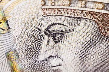 Image showing Polish Zloty closeup