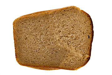 Image showing isolated slice of bread