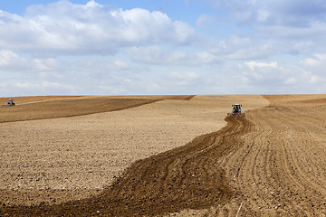 Image showing tractor in the field