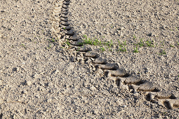 Image showing plowed agricultural field