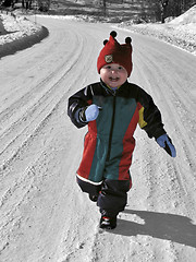 Image showing Running Boy