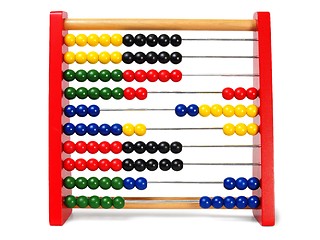 Image showing Abacus on white