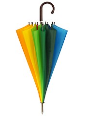 Image showing Rainbow umbrella