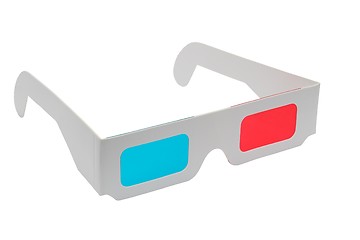 Image showing 3D glasses on white
