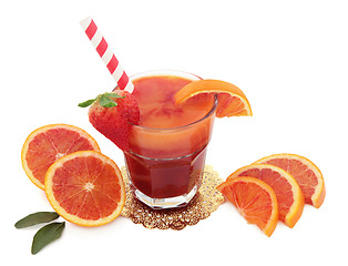 Image showing Blood Orange Juice Drink