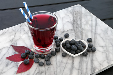 Image showing Blueberry Juice Drink