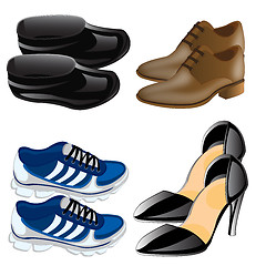 Image showing Much miscellaneouses footwear