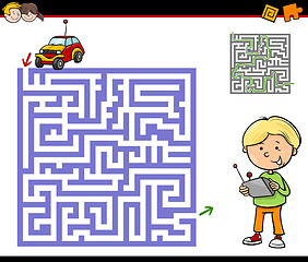 Image showing maze or labyrinth activity task