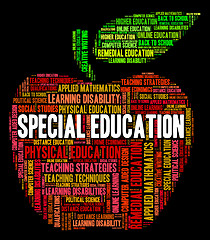 Image showing Special Education Shows Slow Learning And Develop