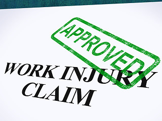 Image showing Work Injury Claim Approved Shows Medical Expenses Repaid