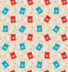 Image showing Seamless Pattern of Package Boxes and Cigarettes