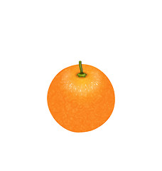 Image showing Photo-realistic Orange Fruit Isolated