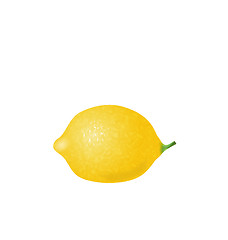 Image showing Photorealistic Lemon Isolated