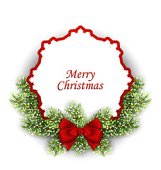 Image showing Merry Christmas Greeting Card 