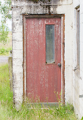 Image showing Weathered old door 