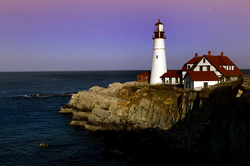 Image showing Portland Head lighthouse