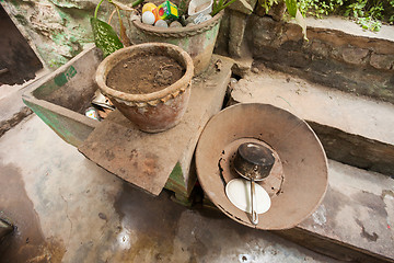 Image showing Rusty cooking utensils