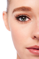 Image showing Beauty Eye and half face