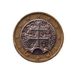 Image showing coin worth one euro