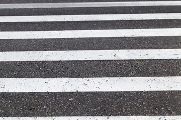 Image showing road markings, close-up