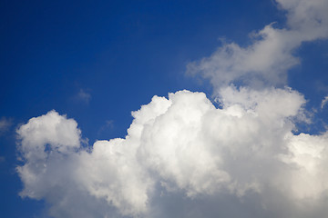 Image showing cumulus clouds in the sky