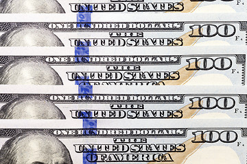 Image showing American dollars, close-up