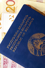 Image showing Belarusian passport and money