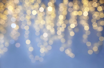 Image showing blurred christmas holidays lights bokeh