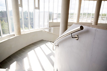 Image showing stair railings on staircase at public building