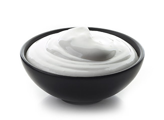 Image showing bowl of whipped egg whites