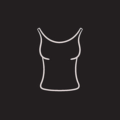 Image showing Singlet sketch icon.