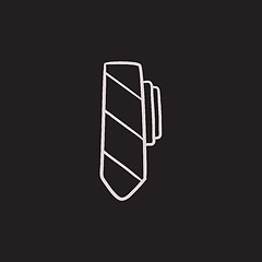 Image showing Tie sketch icon.